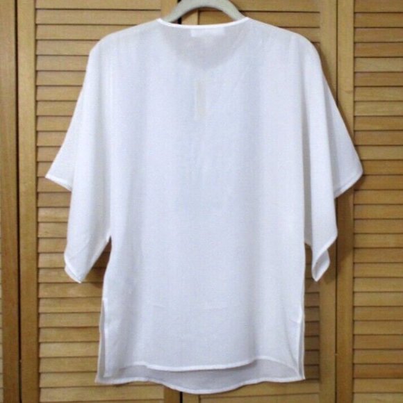 MICHAEL Michael Kors Women's Embellished Dolman Sleeve Tunic XS - Picture 6 of 10